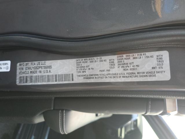 2023 JEEP GRAND CHER 1C4RJYD62P8786865