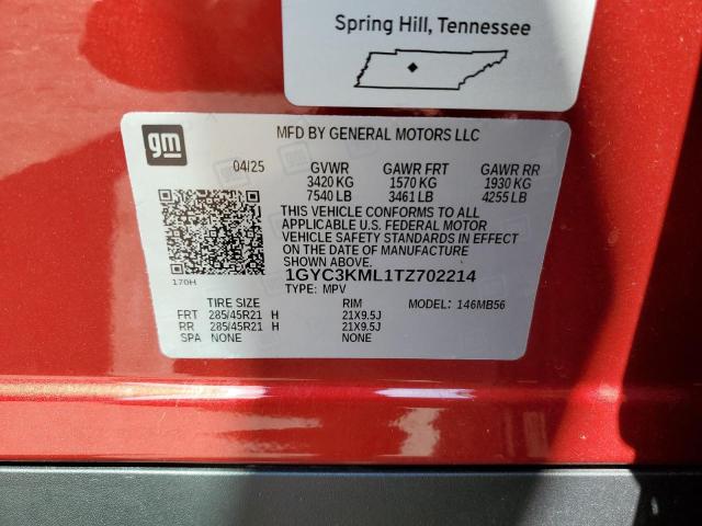 2026 CADILLAC VISTIQ LUX 1GYC3KML1TZ702214