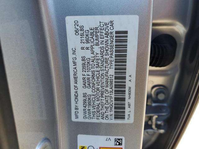 2020 HONDA ACCORD LX 1HGCV1F13LA098512