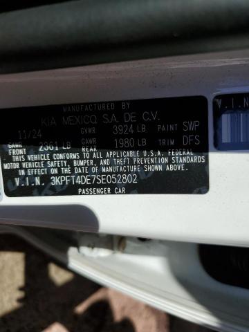 2025 KIA K4 LX 3KPFT4DE7SE052802