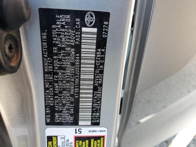 2018 TOYOTA CAMRY L - 4T1B11HK3JU008844