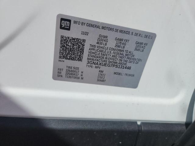 2023 CHEVROLET EQUINOX LT 3GNAXUEG7PS131448