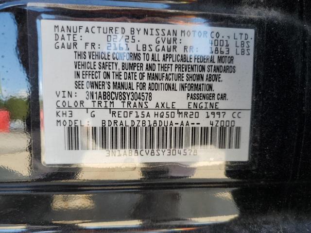 2025 NISSAN SENTRA SV 3N1AB8CV8SY304578