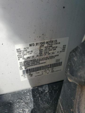 2013 FORD EXPLORER XLT #3309437967