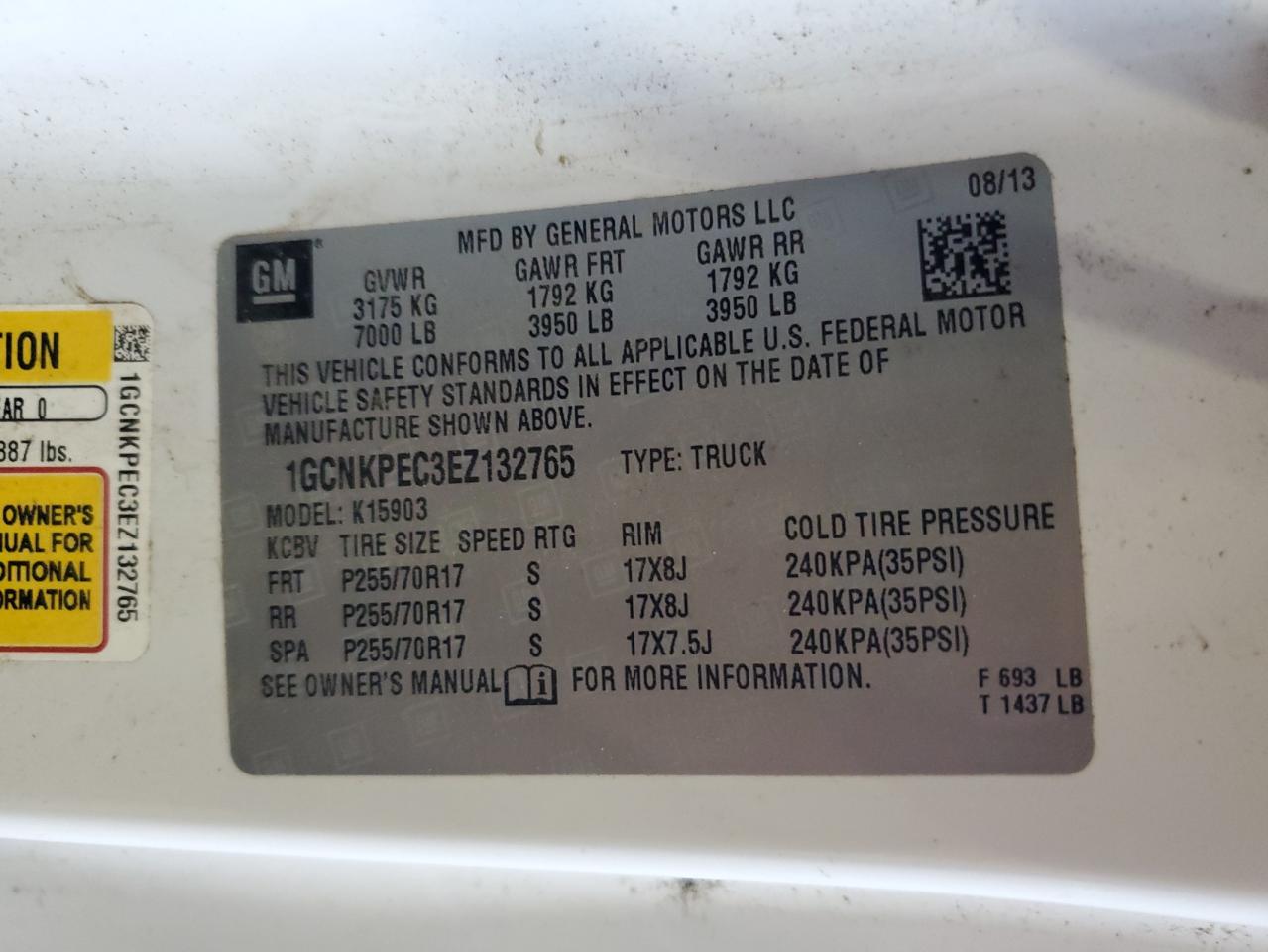 Lot #3240861891 2014 CHEVROLET SILVERADO