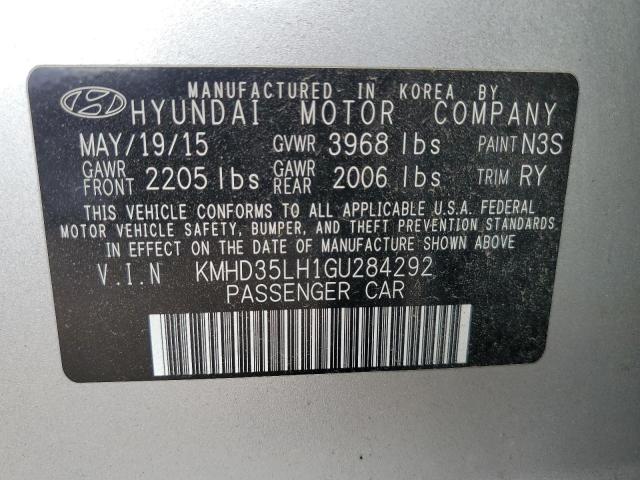 2016 HYUNDAI ELANTRA GT KMHD35LH1GU284292