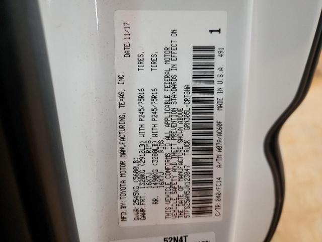 2018 TOYOTA TACOMA ACC - 5TFSZ5AN5JX123047