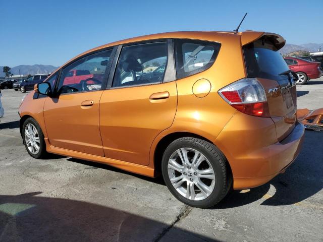 HONDA FIT SPORT 2009 orange  gas JHMGE884X9S075262 photo #3