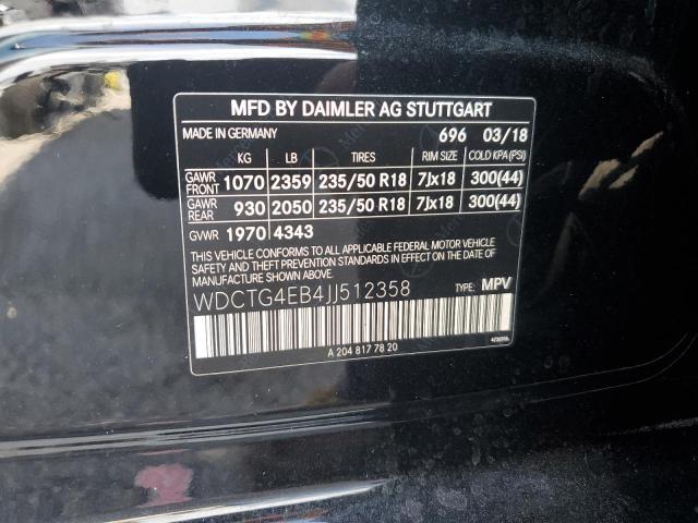 2018 MERCEDES-BENZ GLA 250 WDCTG4EB4JJ512358