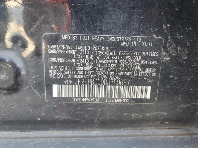 2011 SUBARU FORESTER 2 #3279575261