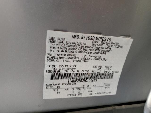 2018 FORD TAURUS LIM 1FAHP2F82JG109632
