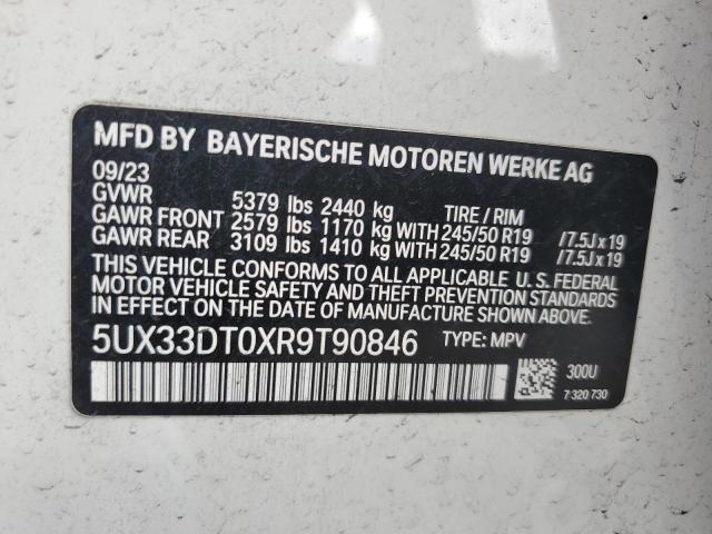 2024 BMW X4 XDRIVE3 5UX33DT0XR9T90846