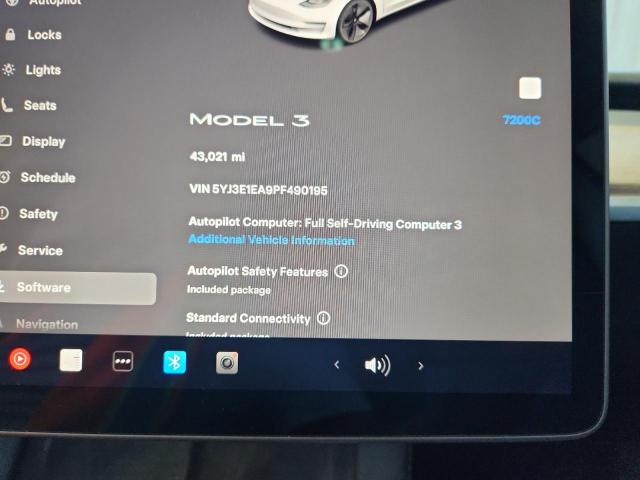 2023 TESLA MODEL 3 5YJ3E1EA9PF490195