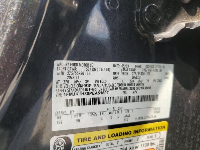 2023 FORD EXPEDITION 1FMJK1H80PEA51697