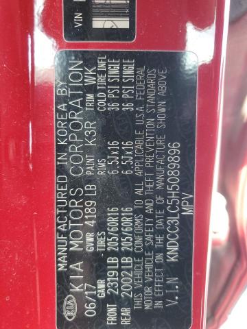 2017 KIA NIRO EX KNDCC3LC5H5089896