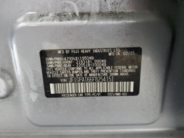 2015 SUBARU IMPREZA SP JF1GPAT66F8254151
