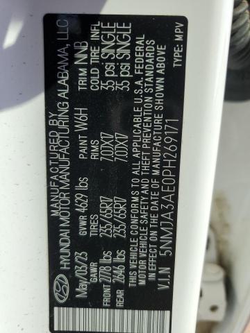 2023 HYUNDAI TUCSON SE 5NMJA3AE0PH269171