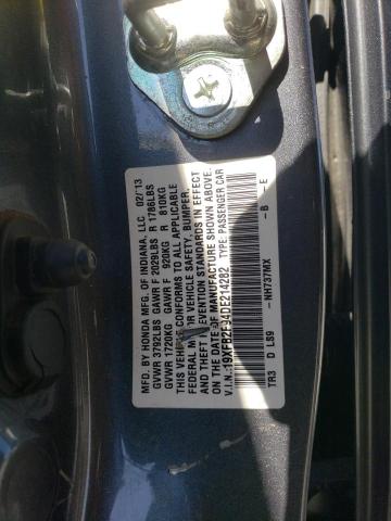 2013 HONDA CIVIC EXL - 19XFB2F94DE214282