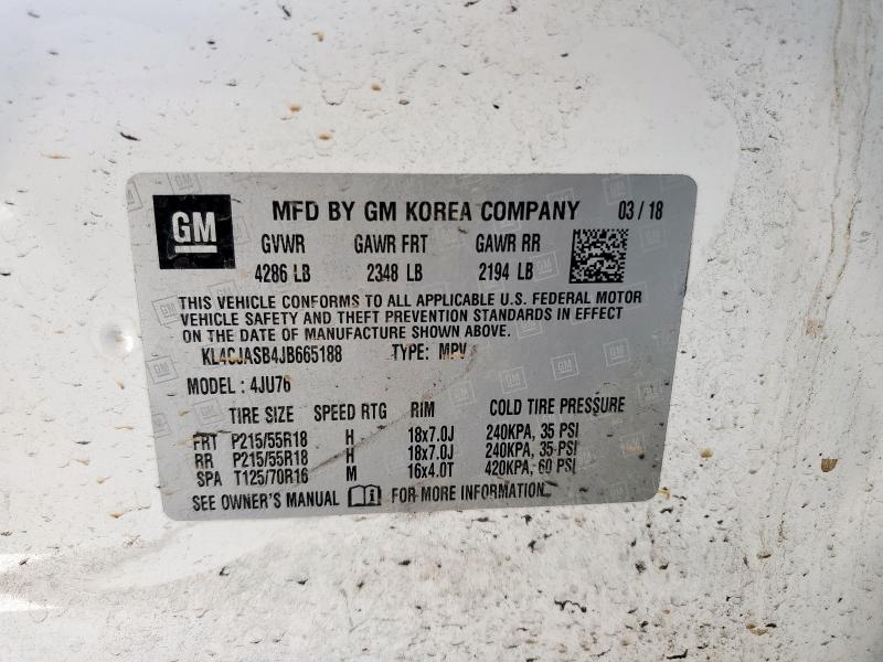 2018 BUICK ENCORE PRE KL4CJASB4JB665188
