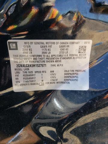 2017 CHEVROLET EQUINOX LT #3292485684