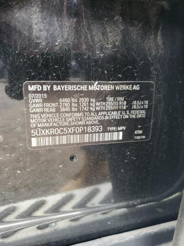 2015 BMW X5 XDRIVE3 5UXKR0C5XF0P18393