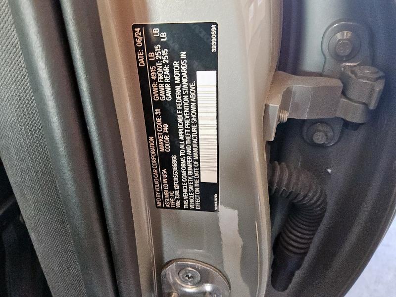 2025 VOLVO S60 PLUS 7JRL12FC0SG366866