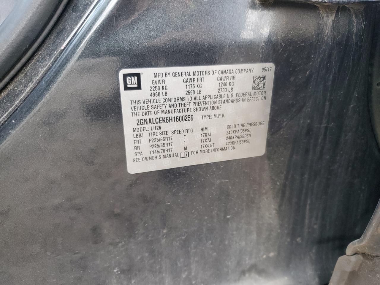 CHEVROLET EQUINOX LT