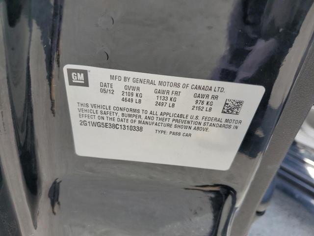 2012 CHEVROLET IMPALA LT - 2G1WG5E38C1310338