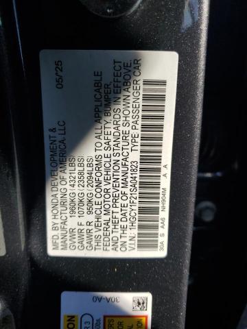 2025 HONDA ACCORD LX - 1HGCY1F21SA041823