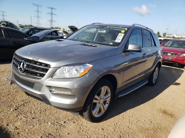 MERCEDES-BENZ ML 350 BLU 2012 gray 4dr spor diesel 4JGDA2EB0CA002278 photo #1
