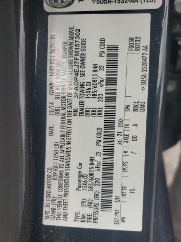 2015 FORD FIESTA SE - 3FADP4EJ7FM157302