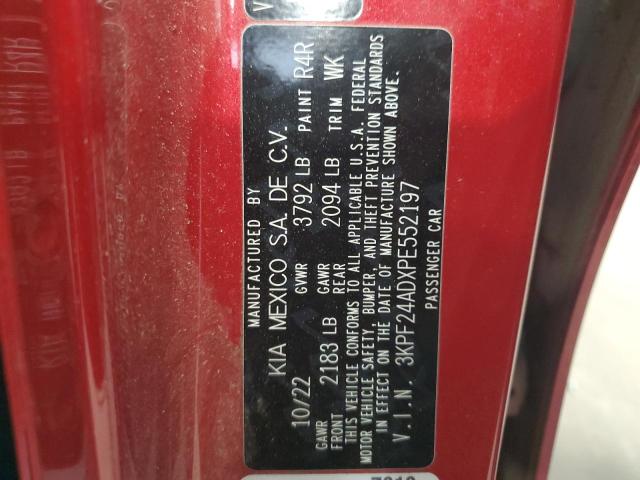 2023 KIA FORTE LX 3KPF24ADXPE552197