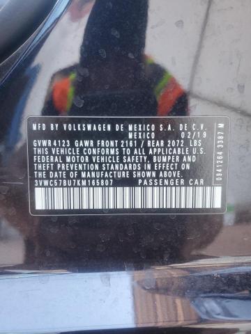 2019 VOLKSWAGEN JETTA S - 3VWC57BU7KM165807
