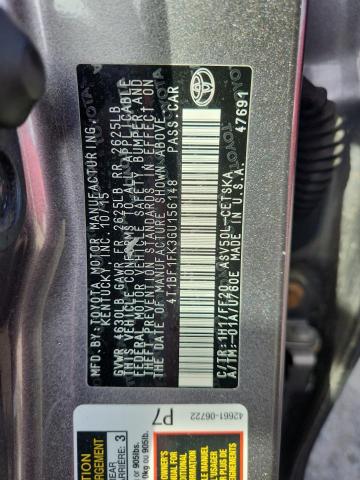 2016 TOYOTA CAMRY LE - 4T1BF1FK3GU156148