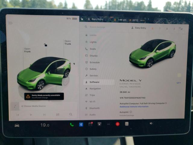 2023 TESLA MODEL Y 7SAYGDEE0PA067140