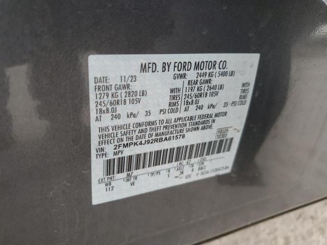 2024 FORD EDGE SEL - 2FMPK4J92RBA61578