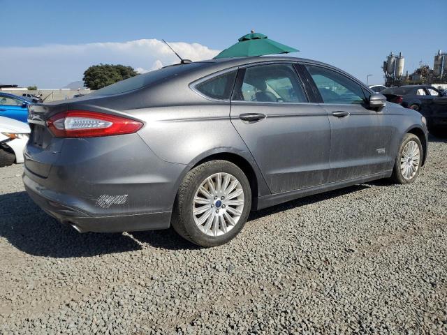 FORD FUSION SE PHEV 2014 gray sedan 4d hybrid engine 3FA6P0PUXER344091 photo #4