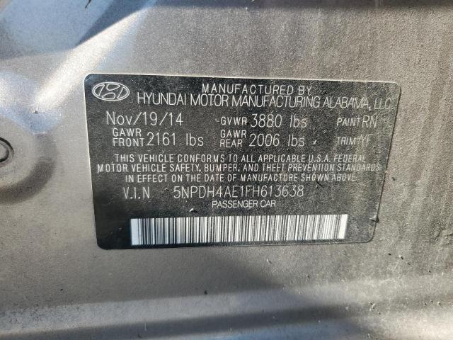 2015 HYUNDAI ELANTRA SE - 5NPDH4AE1FH613638