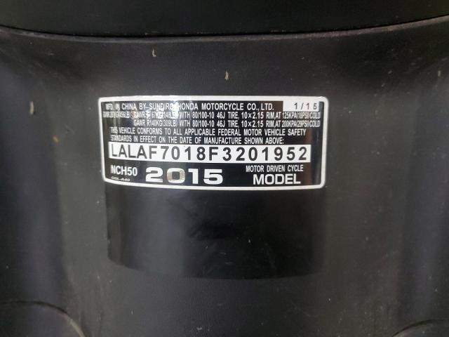2015 HONDA NCH50 - LALAF7018F3201952