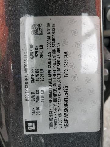 2016 BUICK VERANO SPO 1G4PW5SK8G4175426