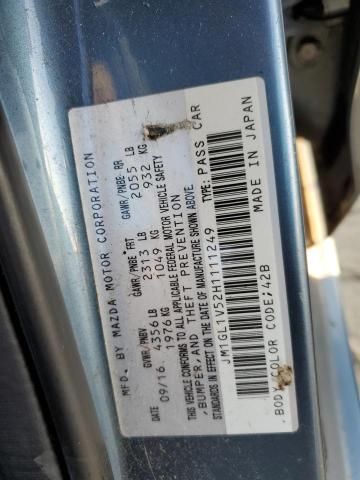 2017 MAZDA 6 TOURING JM1GL1V52H1111249