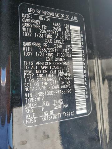 2024 NISSAN ROGUE PLAT JN8BT3DD5RW455696