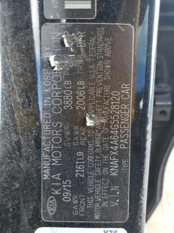 2016 KIA FORTE LX KNAFX4A64G5528120