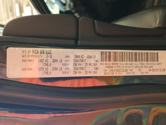 2016 JEEP GRAND CHER 1C4RJFAG0GC332399