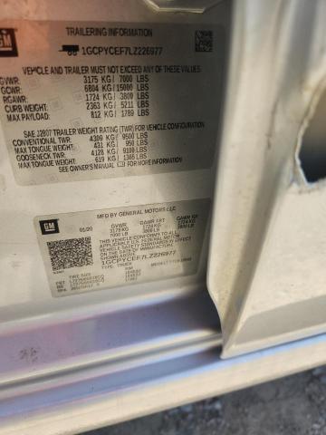 2020 CHEVROLET SILVERADO 1GCPYCEF7LZ226977