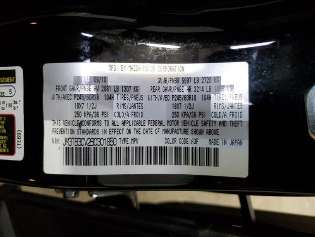 2011 MAZDA CX-9 - JM3TB3CV2B0301850