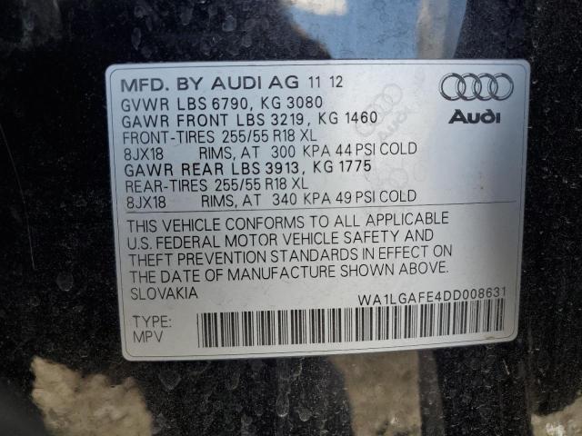 2013 AUDI Q7 PREMIUM - WA1LGAFE4DD008631