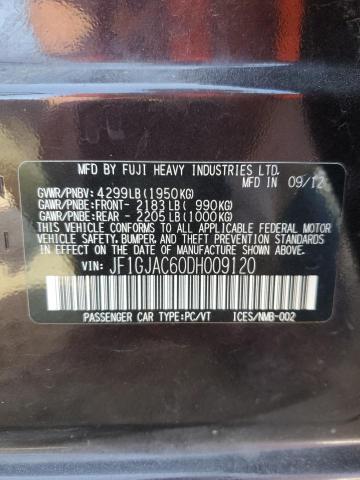 2013 SUBARU IMPREZA PR - JF1GJAC60DH009120