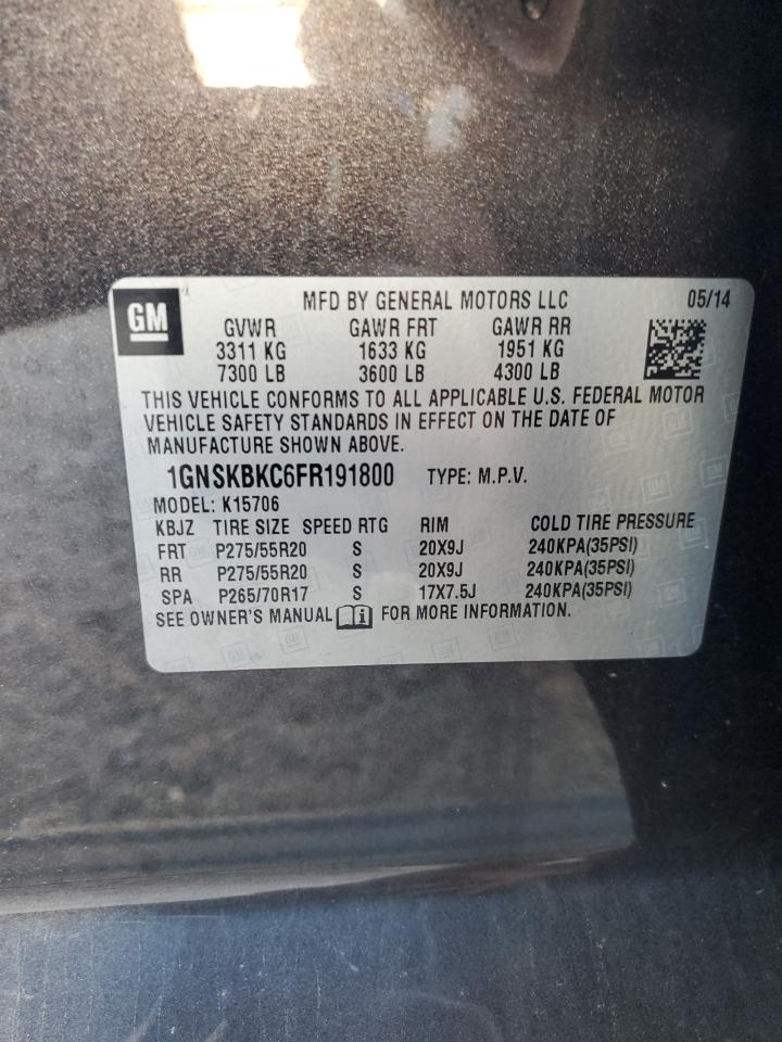 CHEVROLET TAHOE K1500 LT