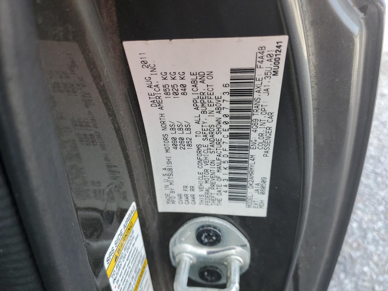 MITSUBISHI ECLIPSE GS SPORT